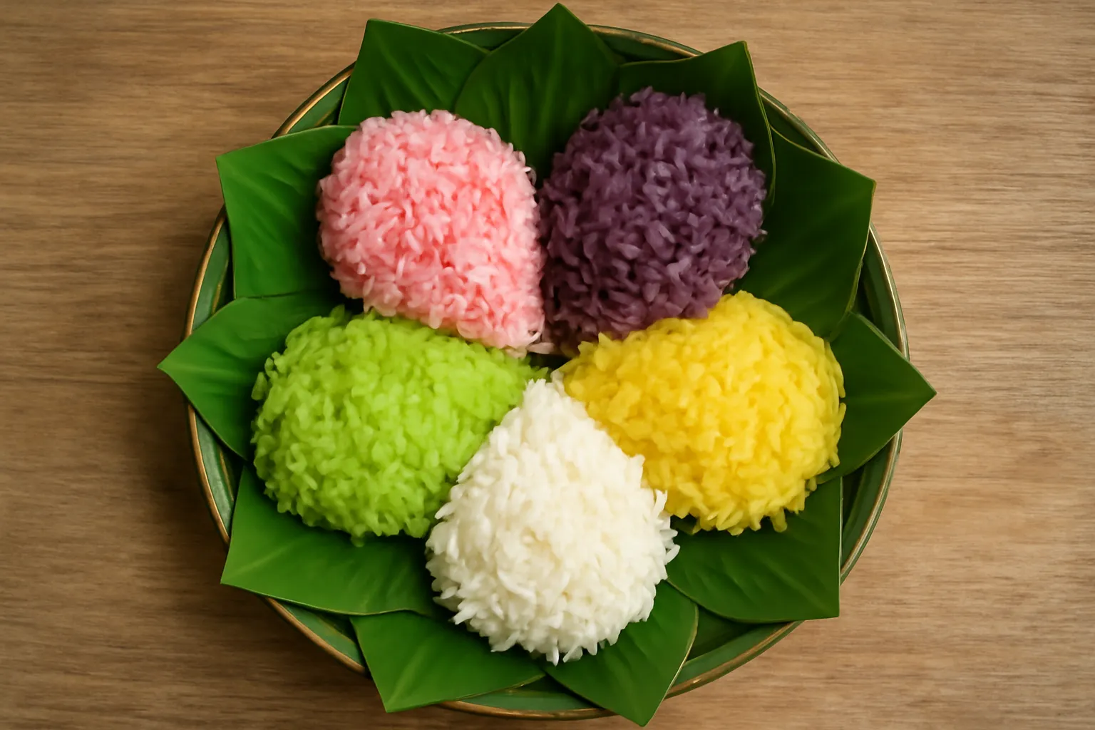 Xôi ngũ sắc vùng cao